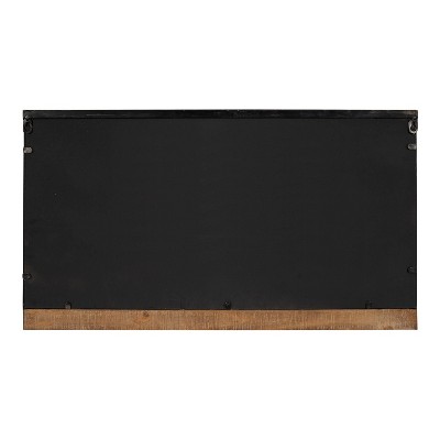 Promo 𧨠Kate & Laurel All Things Decor 28" x 16" Mehta Functional Wall Mirror Rustic Brown - Kate & Laurel All Things Decor π - Image 3