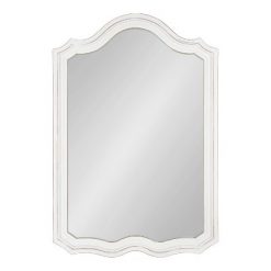 Deals ✔️ Kate & Laurel All Things Decor 24" x 36" Abrianna Arch Wall Mirror White - Kate & Laurel All Things Decor ✨