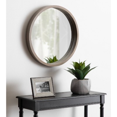 Flash Sale π€© Kate & Laurel All Things Decor 22" Hutton Round Wall Mirror Gray - Kate & Laurel All Things Decor π - Image 4