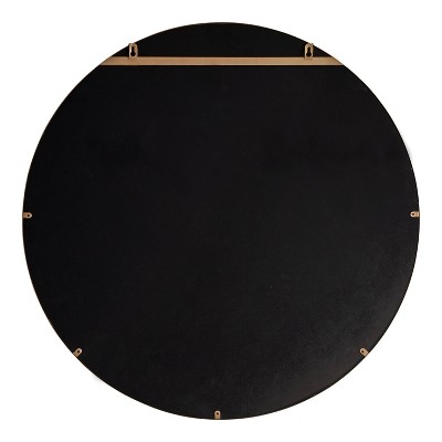 Promo π Kate & Laurel All Things Decor 30" Keyleigh Round Wall Mirror Gold - Kate & Laurel All Things Decor π₯ - Image 3