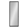 Coupon 🛒 Kate & Laurel All Things Decor 17.5" x 49.5" Calter Full Length Wall Mirror Black - Kate and Laurel ✨