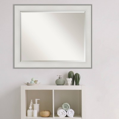Best deal ๐งจ Imperial Framed Bathroom Vanity Wall Mirror - Amanti Art Silver โ๏ธ - Image 5