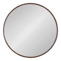 Discount 🔥 Kate & Laurel All Things Decor 30" Caskill Round Wall Mirror Bronze - Kate & Laurel All Things Decor 🎉