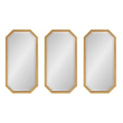 Brand new 🌟 Kate & Laurel All Things Decor 3pc Laverty Wall Mirror Set Gold - Kate & Laurel All Things Decor 💯