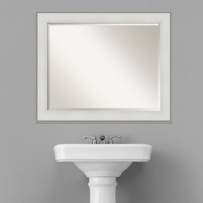 Best deal ๐งจ Imperial Framed Bathroom Vanity Wall Mirror - Amanti Art Silver โ๏ธ - Image 6