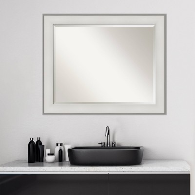Best deal ๐งจ Imperial Framed Bathroom Vanity Wall Mirror - Amanti Art Silver โ๏ธ - Image 7