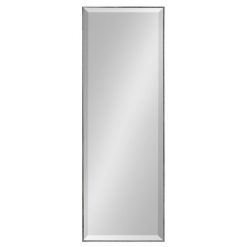 Brand new 🌟 Kate & Laurel All Things Decor 16.7" x 48.7" Rhodes Full Length Wall Mirror Dark Silver - Kate & Laurel All Things Decor ✔️