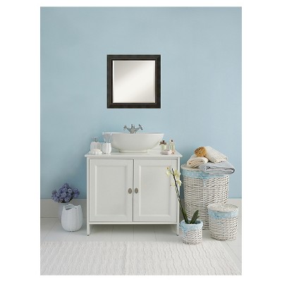 Cheap ๐ 24" x 24" Signore Bronze Wood Framed Wall Mirror - Amanti Art ๐ - Image 7