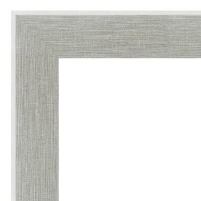 Promo ๐ Glam Framed Bathroom Vanity Wall Mirror Linen Gray - Amanti Art ๐ - Image 2