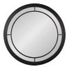 Outlet 👏 Kate & Laurel All Things Decor 28" Audubon Round Wall Mirror Black - Kate & Laurel All Things Decor 👏