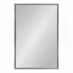 Discount 🤩 Kate & Laurel All Things Decor 24" x 36" Evans Rectangle Wall Mirror Silver - Kate & Laurel All Things Decor 😀