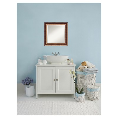 Flash Sale โจ 25" x 25" Manhattan Bronze Wood Framed Wall Mirror - Amanti Art ๐ - Image 7