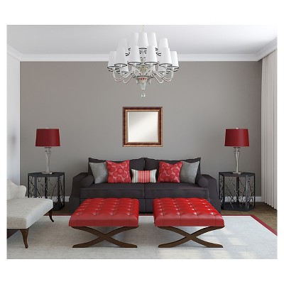 Flash Sale โจ 25" x 25" Manhattan Bronze Wood Framed Wall Mirror - Amanti Art ๐ - Image 8