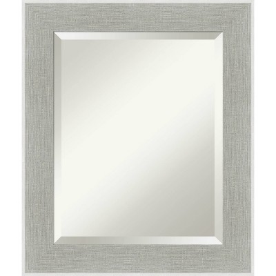 Promo ๐ Glam Framed Bathroom Vanity Wall Mirror Linen Gray - Amanti Art ๐ - Image 9