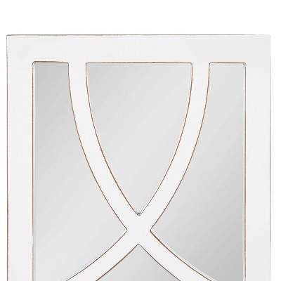 Hot Sale π₯ Kate & Laurel All Things Decor 12" x 48" Tolland Rectangle Wall Mirror White - Kate & Laurel All Things Decor π― - Image 2