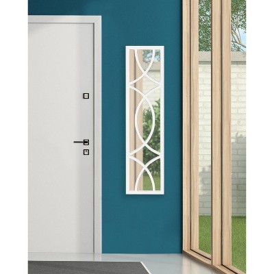 Hot Sale π₯ Kate & Laurel All Things Decor 12" x 48" Tolland Rectangle Wall Mirror White - Kate & Laurel All Things Decor π― - Image 4