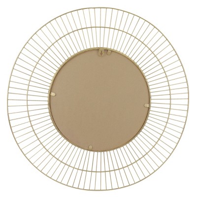 Coupon π€© Two Loop Radial Wire Mirror Gold - Stonebriar Collection βοΈ - Image 2