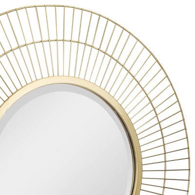 Coupon π€© Two Loop Radial Wire Mirror Gold - Stonebriar Collection βοΈ - Image 3