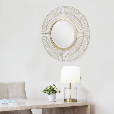 Coupon π€© Two Loop Radial Wire Mirror Gold - Stonebriar Collection βοΈ - Image 5