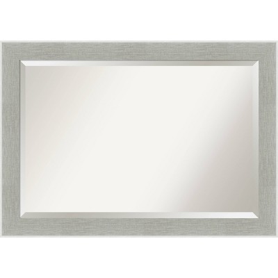 Promo ๐ Glam Framed Bathroom Vanity Wall Mirror Linen Gray - Amanti Art ๐ - Image 13