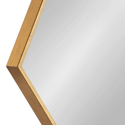 Top 10 🔥 Kate & Laurel All Things Decor 30.7 " x 34.7" Rhodes Hexagon Wall Mirror Gold - Kate & Laurel All Things Decor ⭐ - Image 2