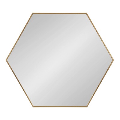 Top 10 🔥 Kate & Laurel All Things Decor 30.7 " x 34.7" Rhodes Hexagon Wall Mirror Gold - Kate & Laurel All Things Decor ⭐ - Image 4