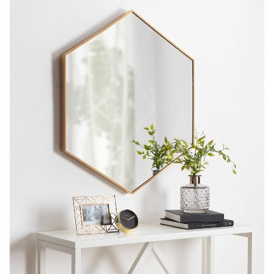 Top 10 🔥 Kate & Laurel All Things Decor 30.7 " x 34.7" Rhodes Hexagon Wall Mirror Gold - Kate & Laurel All Things Decor ⭐ - Image 5