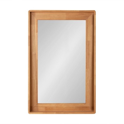Top 10 π Kate & Laurel All Things Decor 24" x 36" Basking Decorative Wall Mirror with Shelf Natural - Kate & Laurel All Things Decor π
