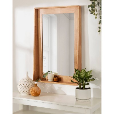 Top 10 π Kate & Laurel All Things Decor 24" x 36" Basking Decorative Wall Mirror with Shelf Natural - Kate & Laurel All Things Decor π - Image 4
