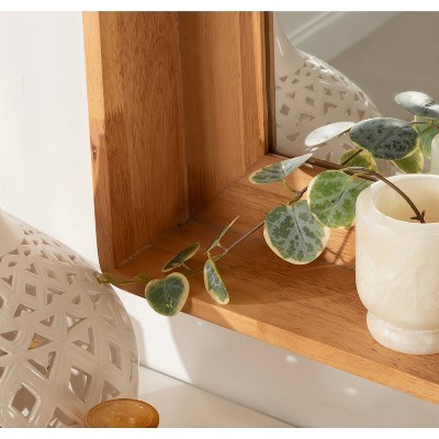 Top 10 π Kate & Laurel All Things Decor 24" x 36" Basking Decorative Wall Mirror with Shelf Natural - Kate & Laurel All Things Decor π - Image 5