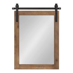 Cheapest 👍 Kate & Laurel All Things Decor 18" x 26" Cates Rectangle Wall Mirror Rustic Brown - Kate & Laurel All Things Decor 🔔