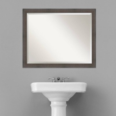 New ๐ Hardwood Narrow Framed Bathroom Vanity Wall Mirror - Amanti Art White ๐ - Image 5