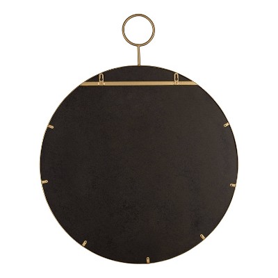 Promo 💯 Kate & Laurel All Things Decor 30" x 37.7" Chayce Round Wall Mirror Gold - Kate & Laurel All Things Decor 💯 - Image 3
