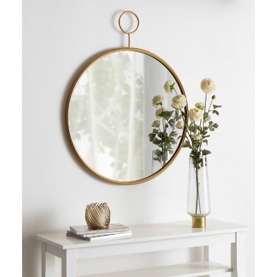 Promo 💯 Kate & Laurel All Things Decor 30" x 37.7" Chayce Round Wall Mirror Gold - Kate & Laurel All Things Decor 💯 - Image 4