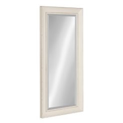 Top 10 ❤️ Kate & Laurel All Things Decor 16" x 36" Macon Framed Wall Panel Mirror White - Kate and Laurel 🥰
