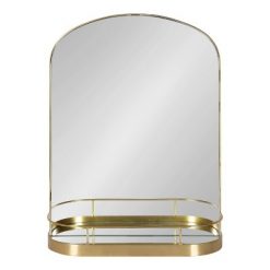 Best reviews of ✔️ Kate & Laurel All Things Decor 18" x 24" Peyson Functional Wall Mirror Gold - Kate & Laurel All Things Decor 🤩
