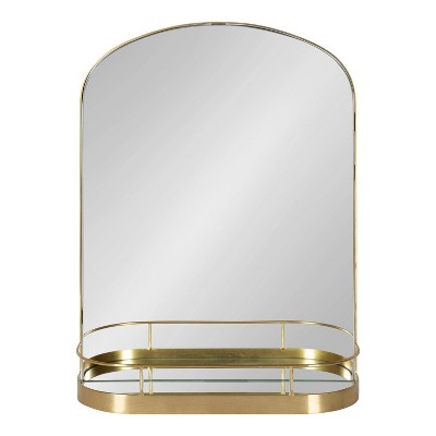 Best reviews of ✔️ Kate & Laurel All Things Decor 18" x 24" Peyson Functional Wall Mirror Gold - Kate & Laurel All Things Decor 🤩