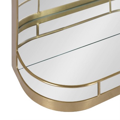 Best reviews of ✔️ Kate & Laurel All Things Decor 18" x 24" Peyson Functional Wall Mirror Gold - Kate & Laurel All Things Decor 🤩 - Image 4