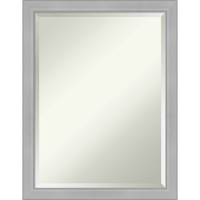 Hot Sale ๐ Vista Brushed Framed Bathroom Vanity Wall Mirror Nickel - Amanti Art โญ - Image 11
