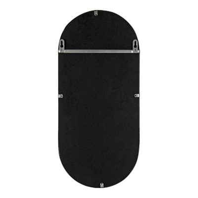 Outlet π Kate & Laurel All Things Decor 11" x 24" Estero Functional Wall Mirror Silver - Kate & Laurel All Things Decor β - Image 3