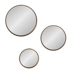 Flash Sale ๐ Kate & Laurel All Things Decor 3pc Traviston Wall Mirror Set Natural - Kate & Laurel All Things Decor ๐