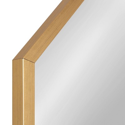 Hot Sale π Kate & Laurel All Things Decor 22" x 31" Laverty Hexagon Wall Mirror Gold - Kate & Laurel All Things Decor π - Image 2