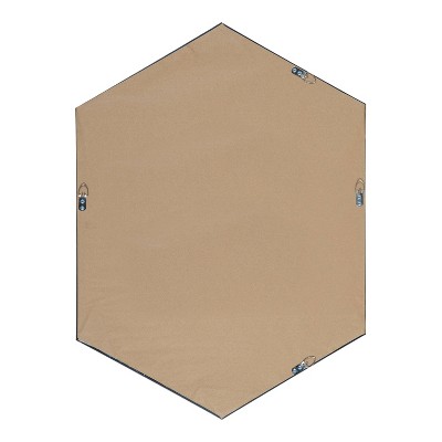Flash Sale π Kate & Laurel All Things Decor 22" x 31" Rhodes Hexagon Wall Mirror Silver - Kate & Laurel All Things Decor π - Image 3