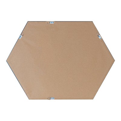 Discount 🛒 Kate & Laurel All Things Decor 22" x 31" Calder Hexagon Wall Mirror Black - Kate & Laurel All Things Decor 🧨 - Image 3