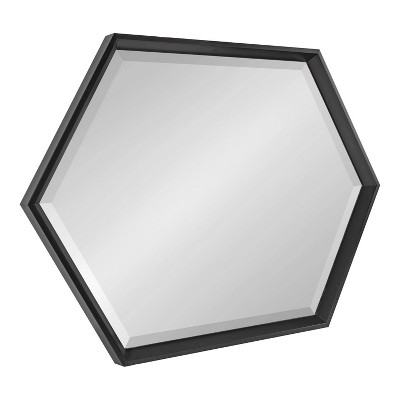 Discount 🛒 Kate & Laurel All Things Decor 22" x 31" Calder Hexagon Wall Mirror Black - Kate & Laurel All Things Decor 🧨 - Image 4