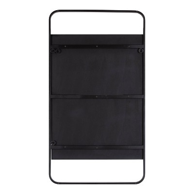 Best reviews of π Kate & Laurel All Things Decor 20" x 36" Nobles Radius Corner Framed Decorative Wall Mirror Black - Kate & Laurel All Things Decor π― - Image 3