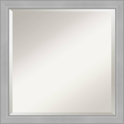 Hot Sale ๐ Vista Brushed Framed Bathroom Vanity Wall Mirror Nickel - Amanti Art โญ - Image 12