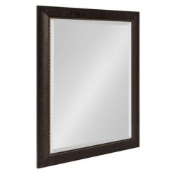 Budget 😉 Kate & Laurel All Things Decor 22" x 28" Aldridge Framed Wall Mirror Bronze - Kate and Laurel ❤️