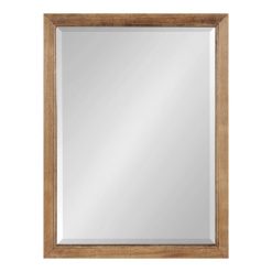 Top 10 👏 Kate & Laurel All Things Decor 18" x 24" Hogan Wood Framed Decorative Wall Mirror Rustic Brown - Kate & Laurel All Things Decor 😀