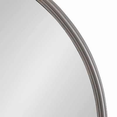 Promo 🤩 Kate & Laurel All Things Decor 30" Caskill Round Wall Mirror Gray - Kate & Laurel All Things Decor ❤️ - Image 2
